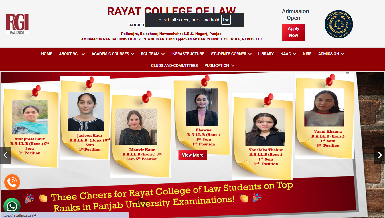 Rayat Law College